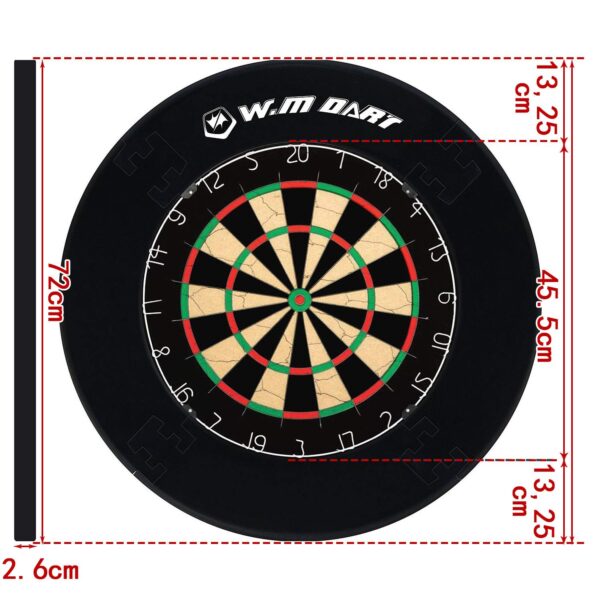 EVA DARTBOARD SURROUND - PROTECT WALLS FROM DAMAGE BY DART - PARTY GAME - WINMAX - ALL FOR SPORTS - WMG08771 (5)