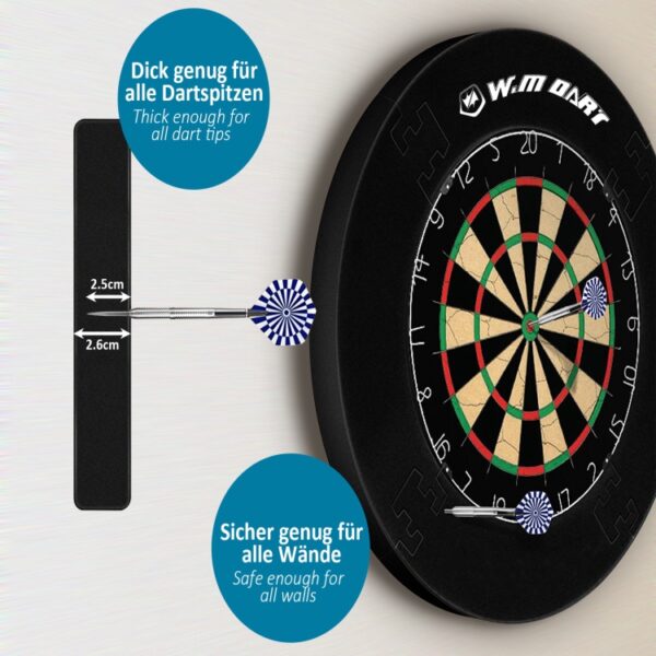 EVA DARTBOARD SURROUND - PROTECT WALLS FROM DAMAGE BY DART - PARTY GAME - WINMAX - ALL FOR SPORTS - WMG08771 (5)