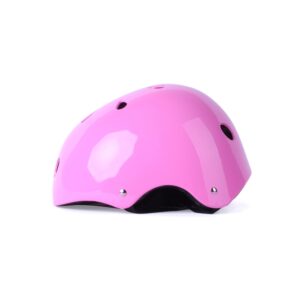 Junior helmet - kid helmet - skate and skate board equipment - ABS helment - winmax extreme sporting goods - WME75803A1 - Pink (2)-tuya