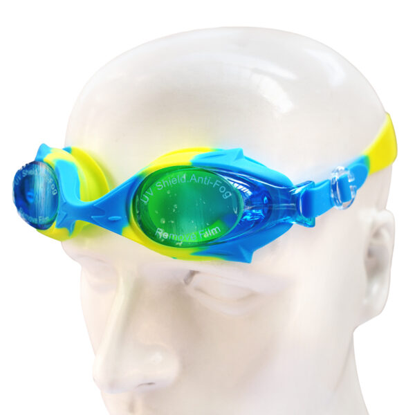 KIDS SWIMMING GOGGLE - Children Swimming Goods - Sport Equipment Supplier - Blue and Yellow - WMB80115D