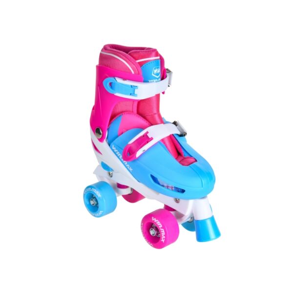 Quad Roller Skates - Adjustable traditional roller skates - extreme sporting goods supplier - WME76800A2 - PINK AND BLUE (6)-tuya