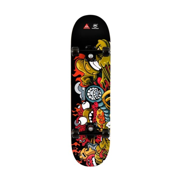 Sakte Board with Original design - PREMIUM MAPLE DOUBLE KICK CONCAVE DECK - EXTREME SPORTS - All for sports - Wimmax -WME71966 (3)-tuya