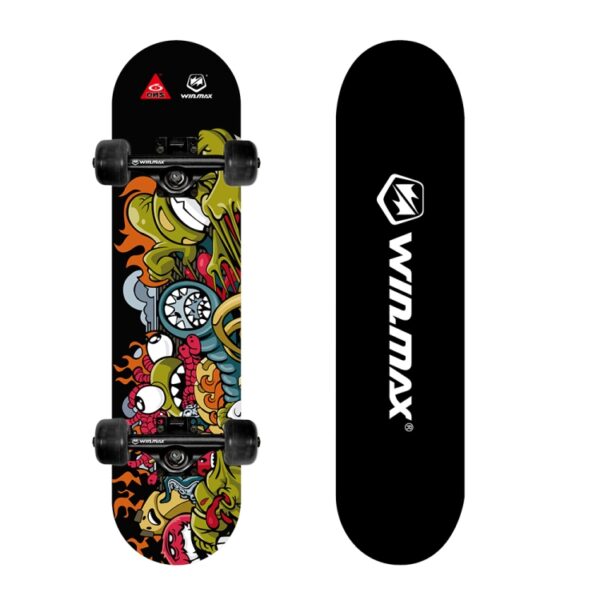 Sakte Board with Original design - PREMIUM MAPLE DOUBLE KICK CONCAVE DECK - EXTREME SPORTS - All for sports - Wimmax -WME71966 (3)-tuya