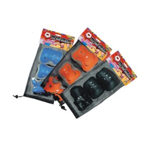junior protetor for extreme sports - 2 knee pads - 2 elbow pads - 2 wristguards - winman - one-stop solution for sporting goods retailers - WME05732-tuya